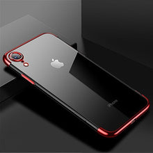 Load image into Gallery viewer, Luxury Plating Silicone Soft Phone Case for iPhone 7 8 Plus 6 6s Plus TPU Transparent Cover for iPhone X XS Max XR Case Coque