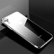 Load image into Gallery viewer, Luxury Plating Silicone Soft Phone Case for iPhone 7 8 Plus 6 6s Plus TPU Transparent Cover for iPhone X XS Max XR Case Coque