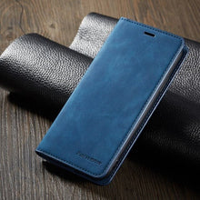 Load image into Gallery viewer, Magnet Leather Case For iPhone 6 S 7 8 Plus iphone XS Max XR card slot flip cover iphone X wallet case For iPhone 6s 7plus 8plus